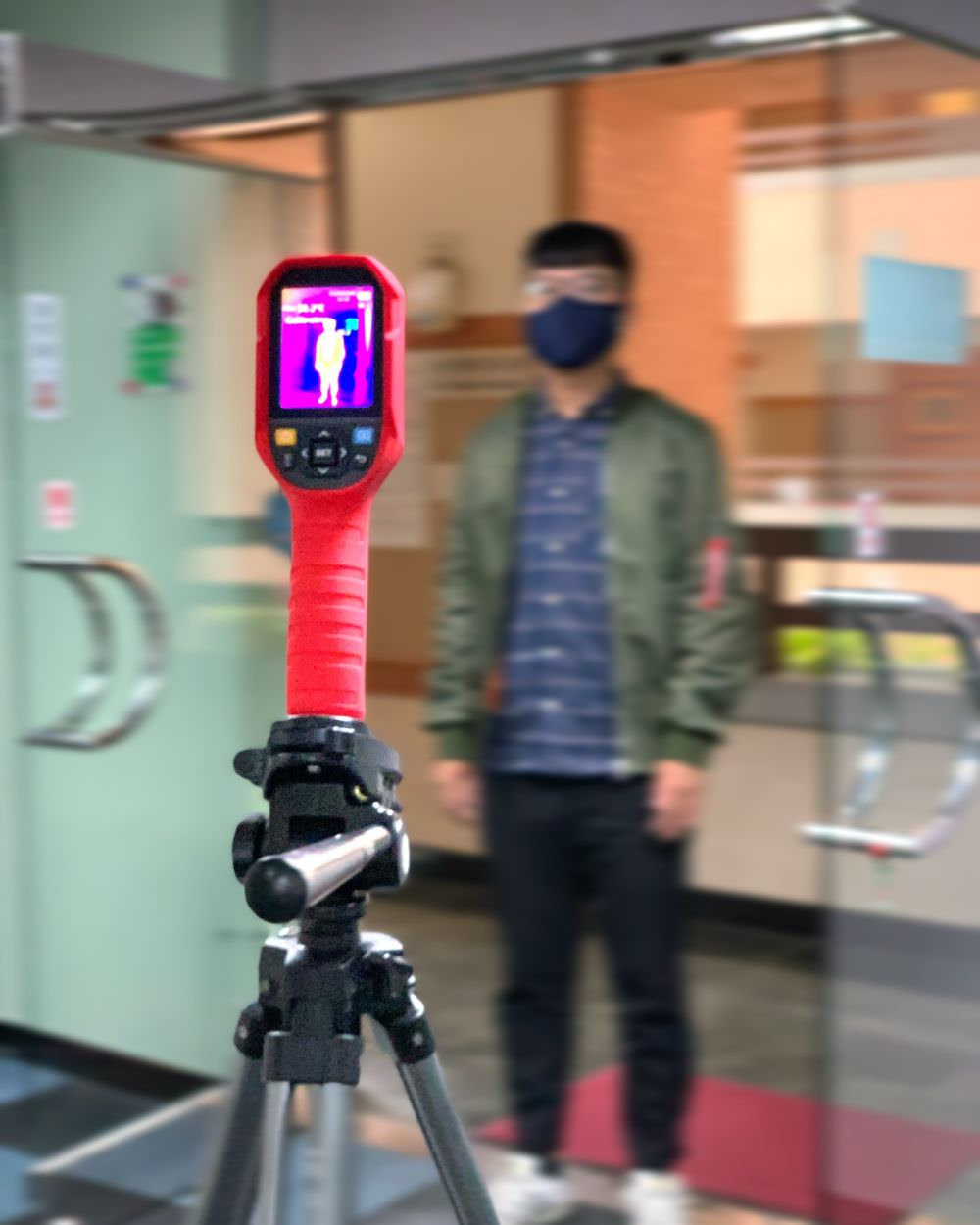 藍眼科技BE-5302紅外顯像測溫儀實際架設照片