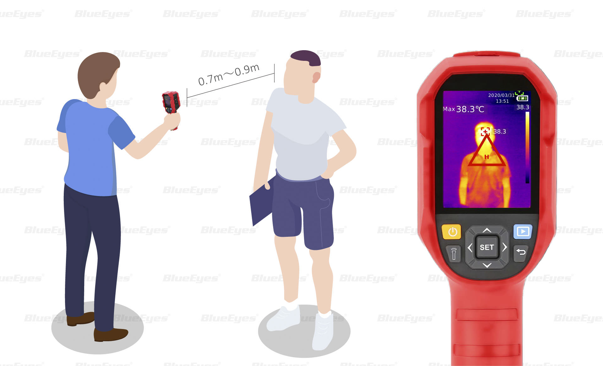 BE-5302紅外顯像測溫儀拍照模式