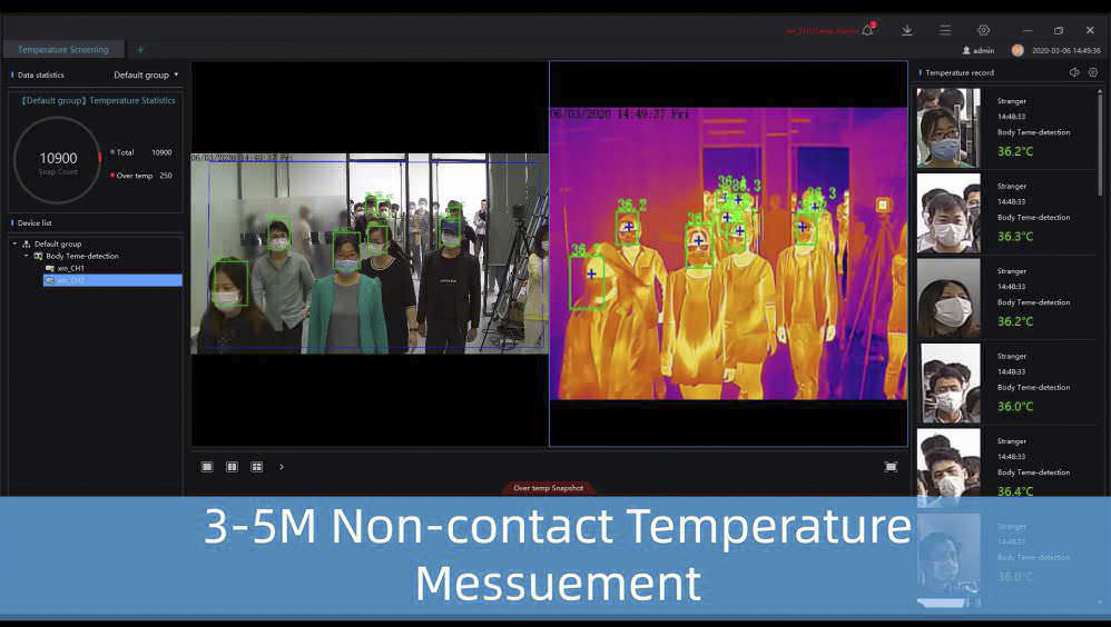 3-5公尺非接觸式溫度測量